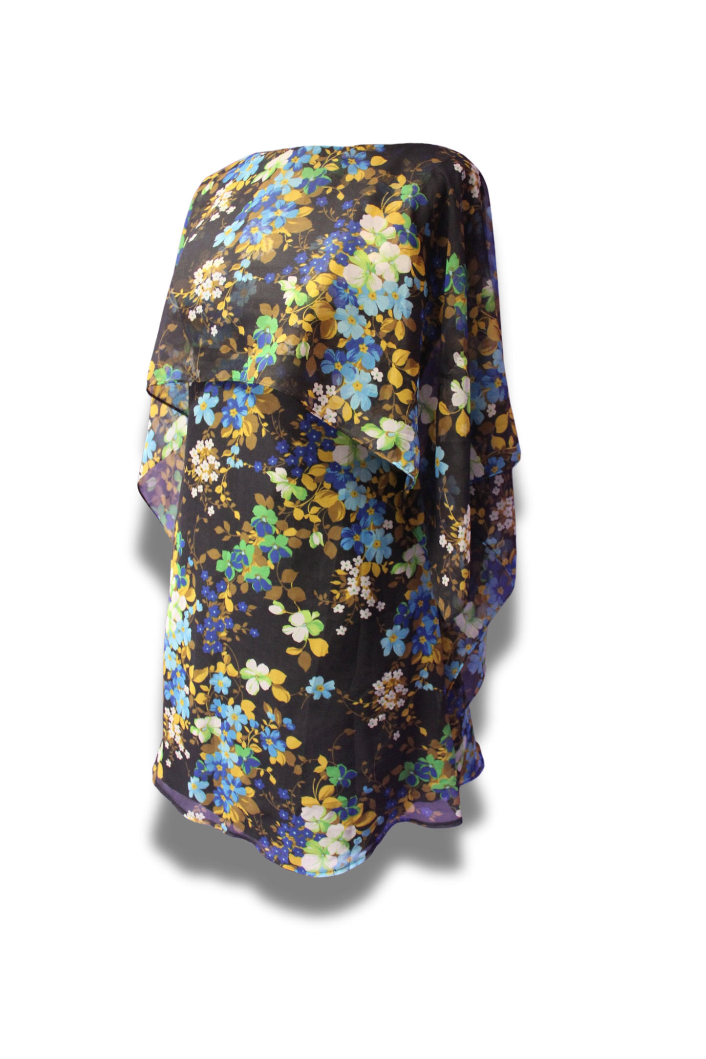 Floral Cape Dress