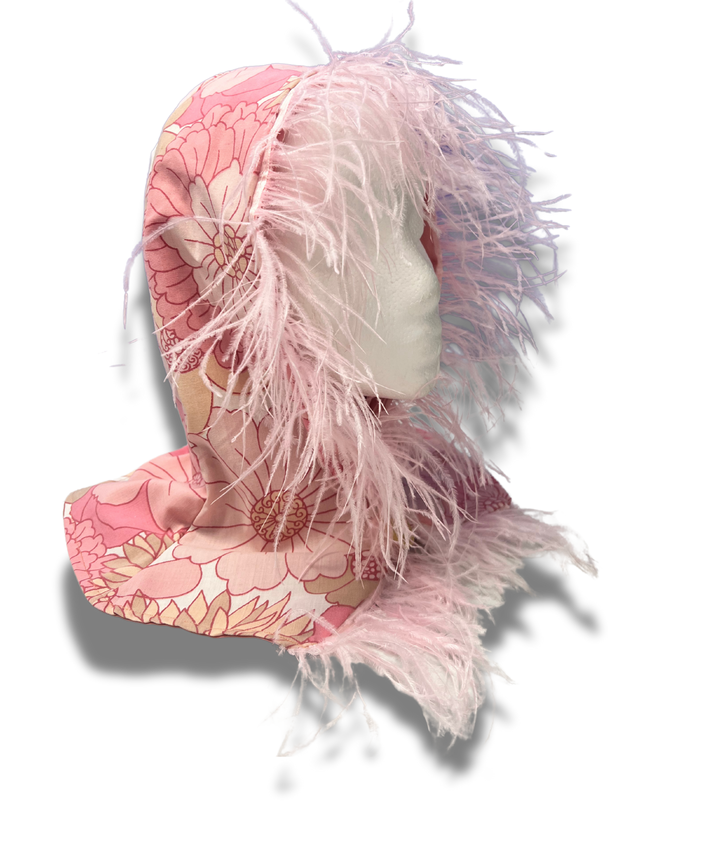 Feathered Button Hood