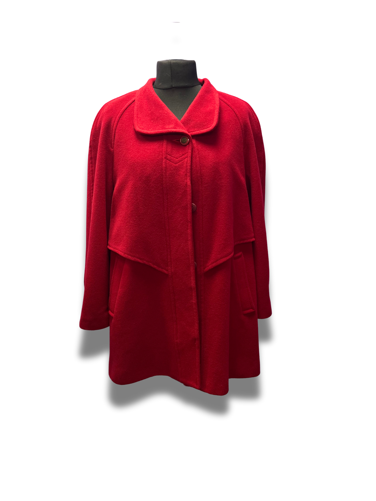 Chic & Cosy Red Coat