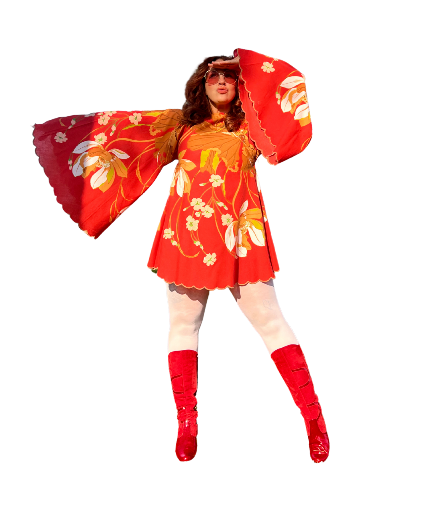 Bold Floaty 60s Dress