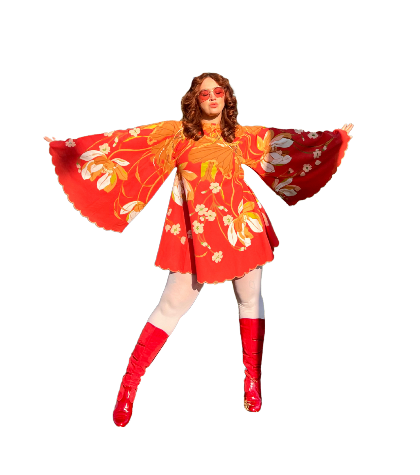 Bold Floaty 60s Dress