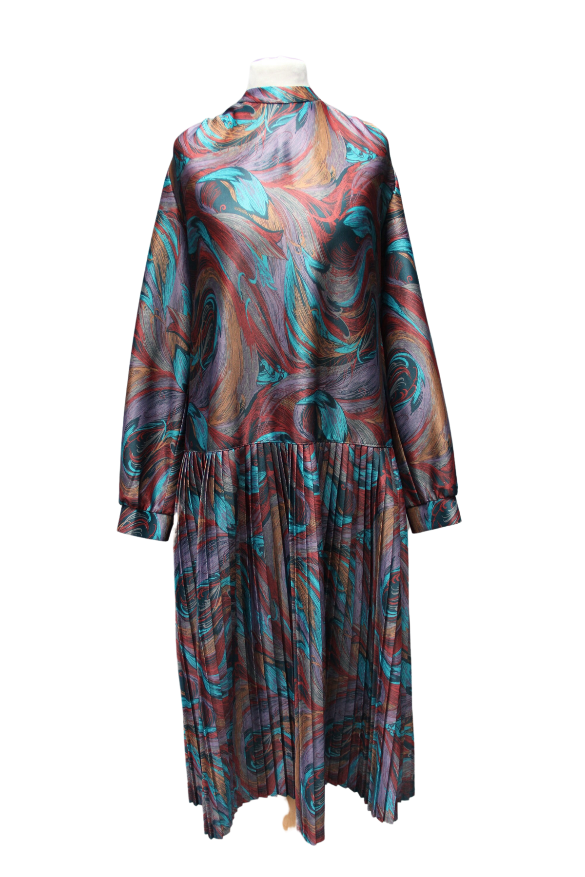 1970s Norman Linton Midi Dress
