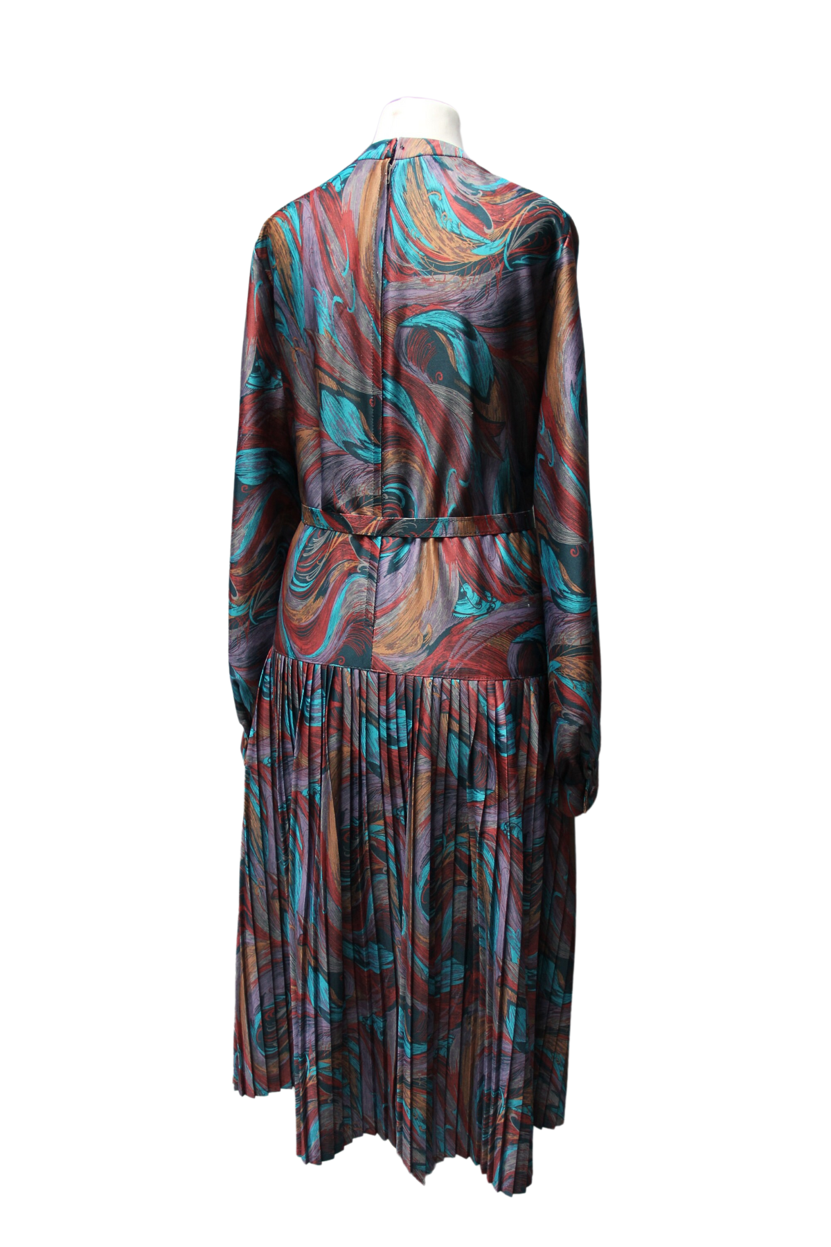 1970s Norman Linton Midi Dress