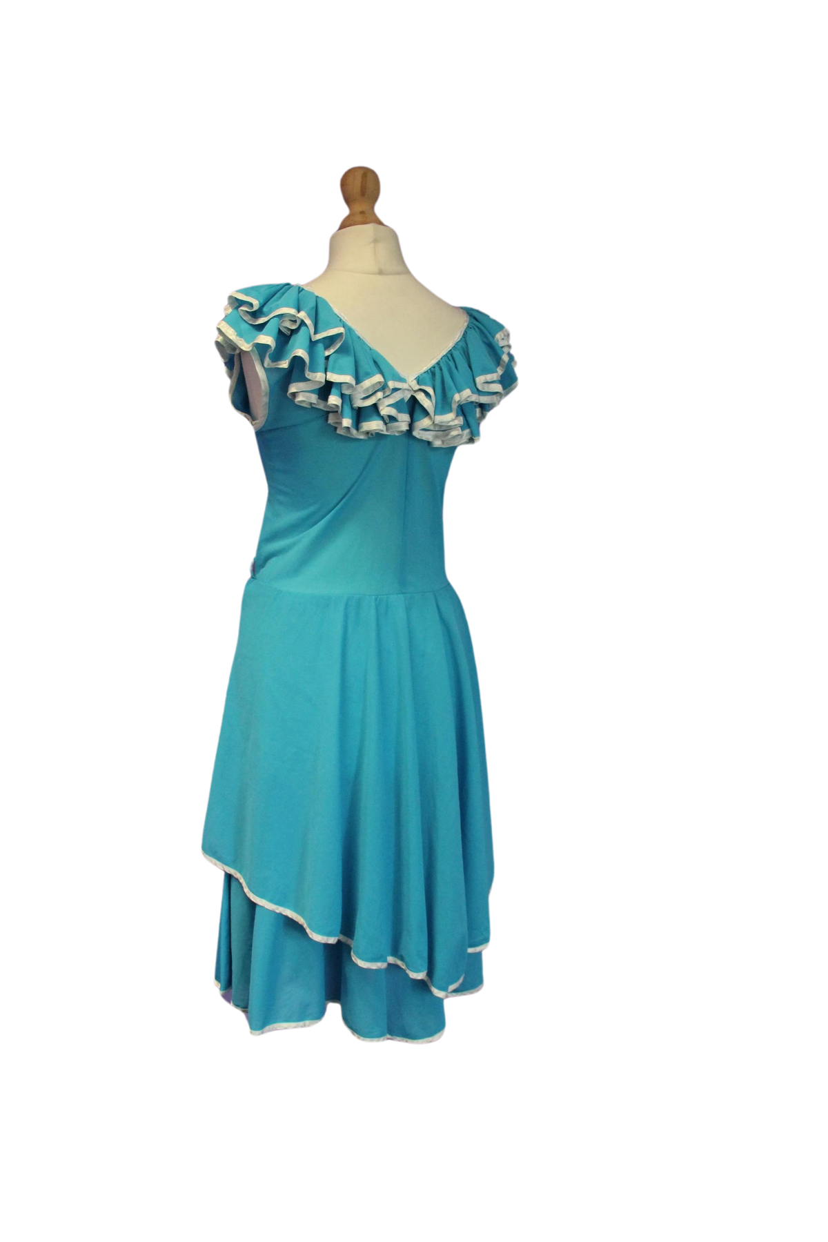 Sweet Blue Ruffle Dress