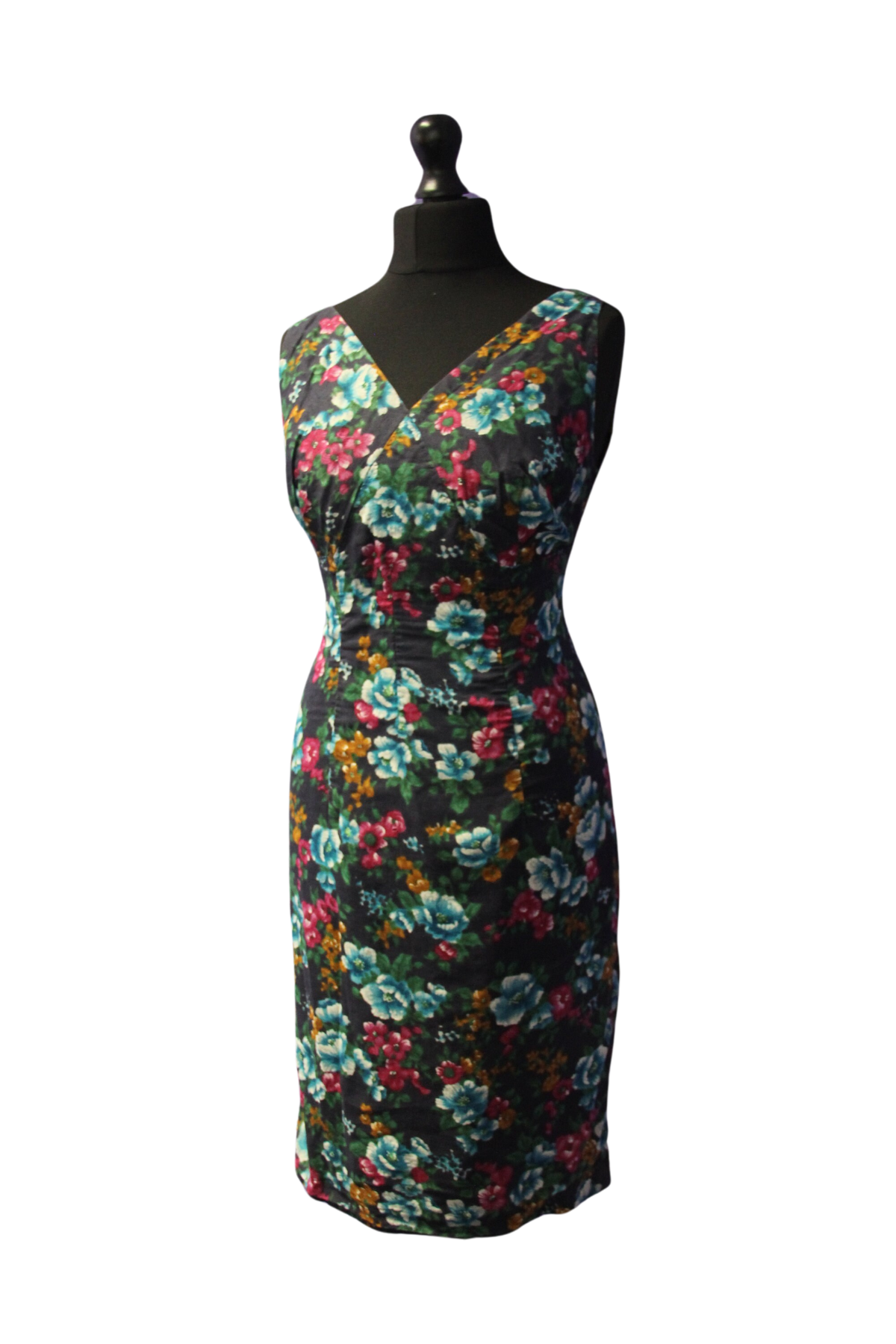 Floral 1950s Wiggle Dress