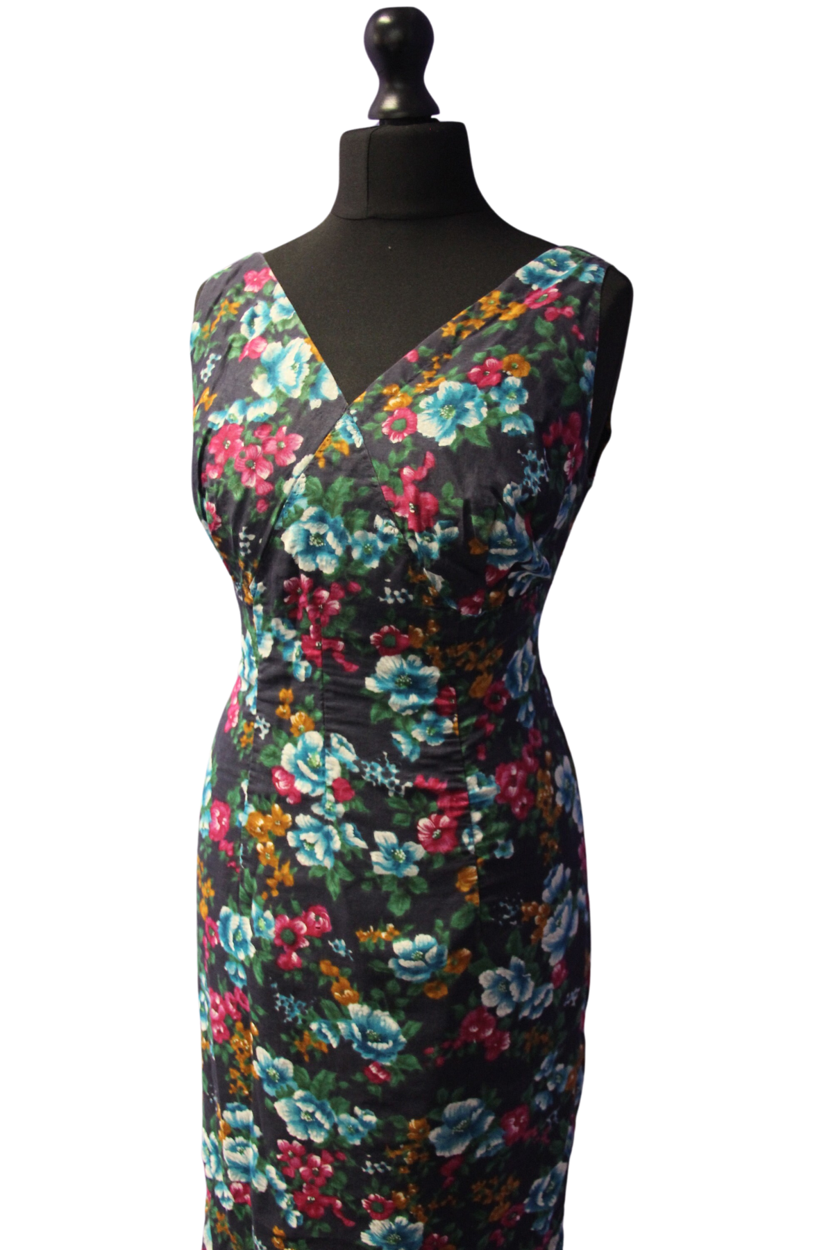 Floral 1950s Wiggle Dress