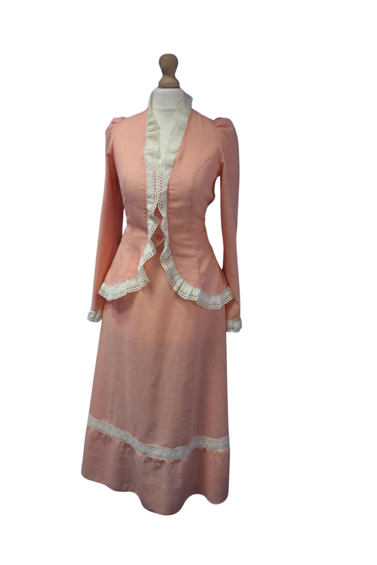Peach Mr Darren Midi Skirt Suit