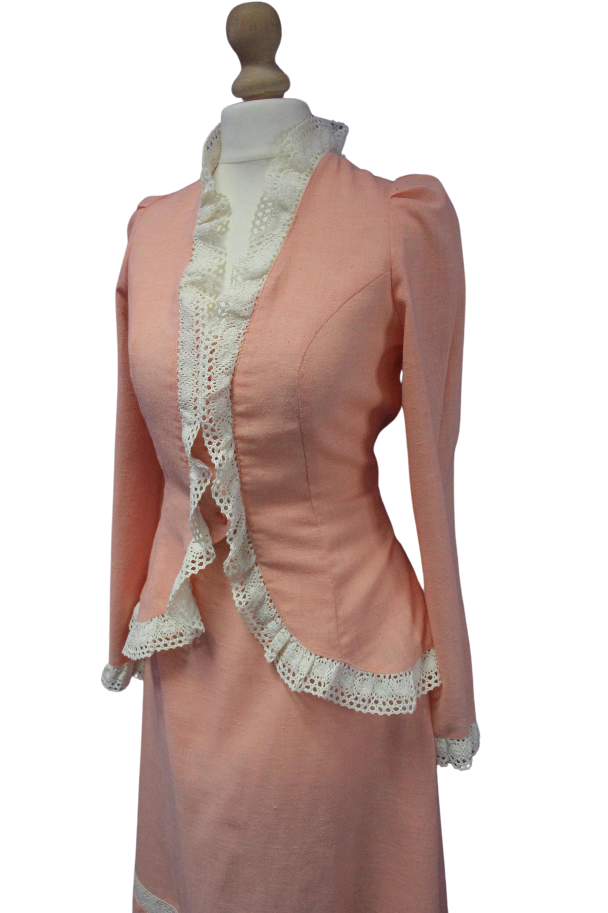 Peach Mr Darren Midi Skirt Suit