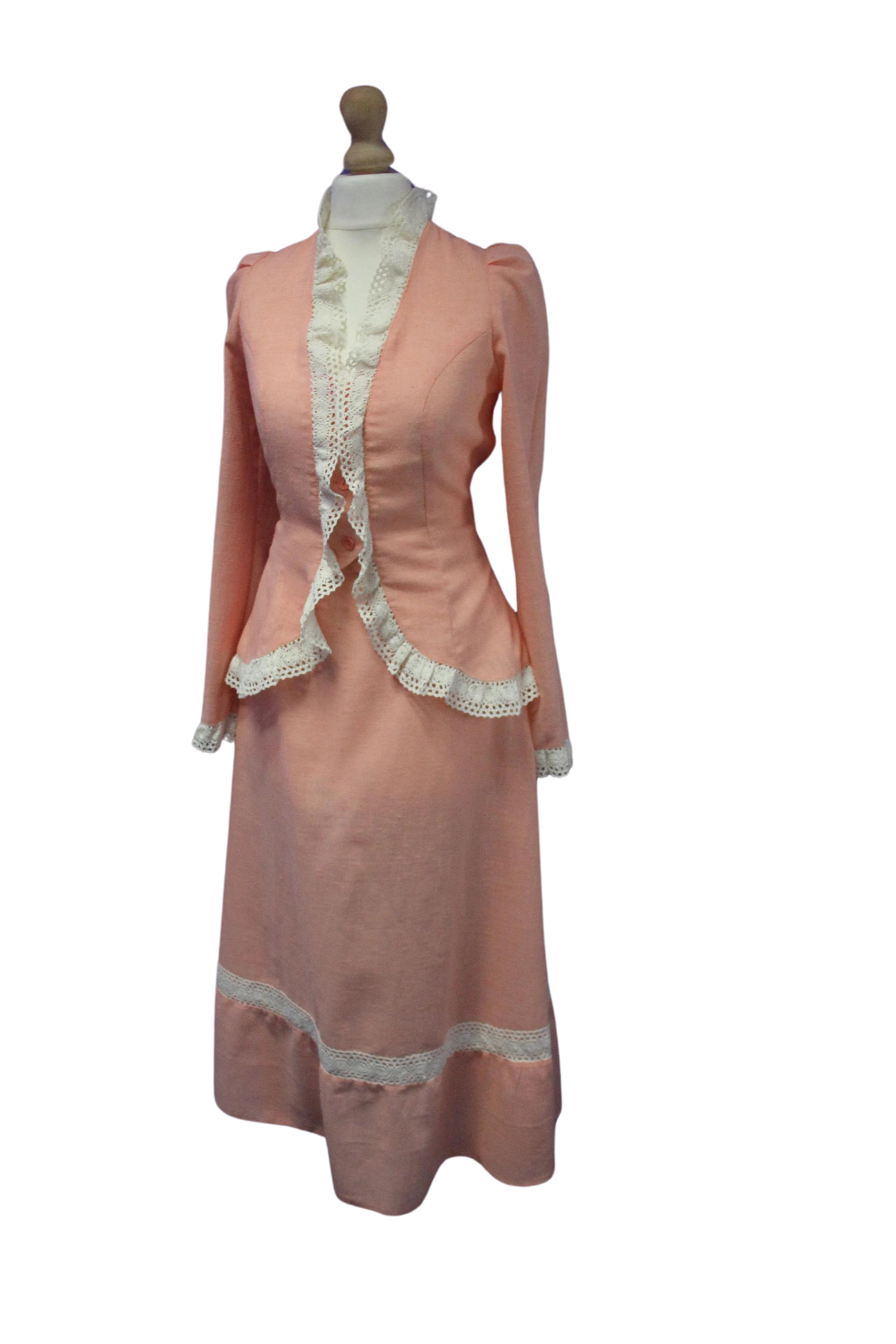 Peach Mr Darren Midi Skirt Suit
