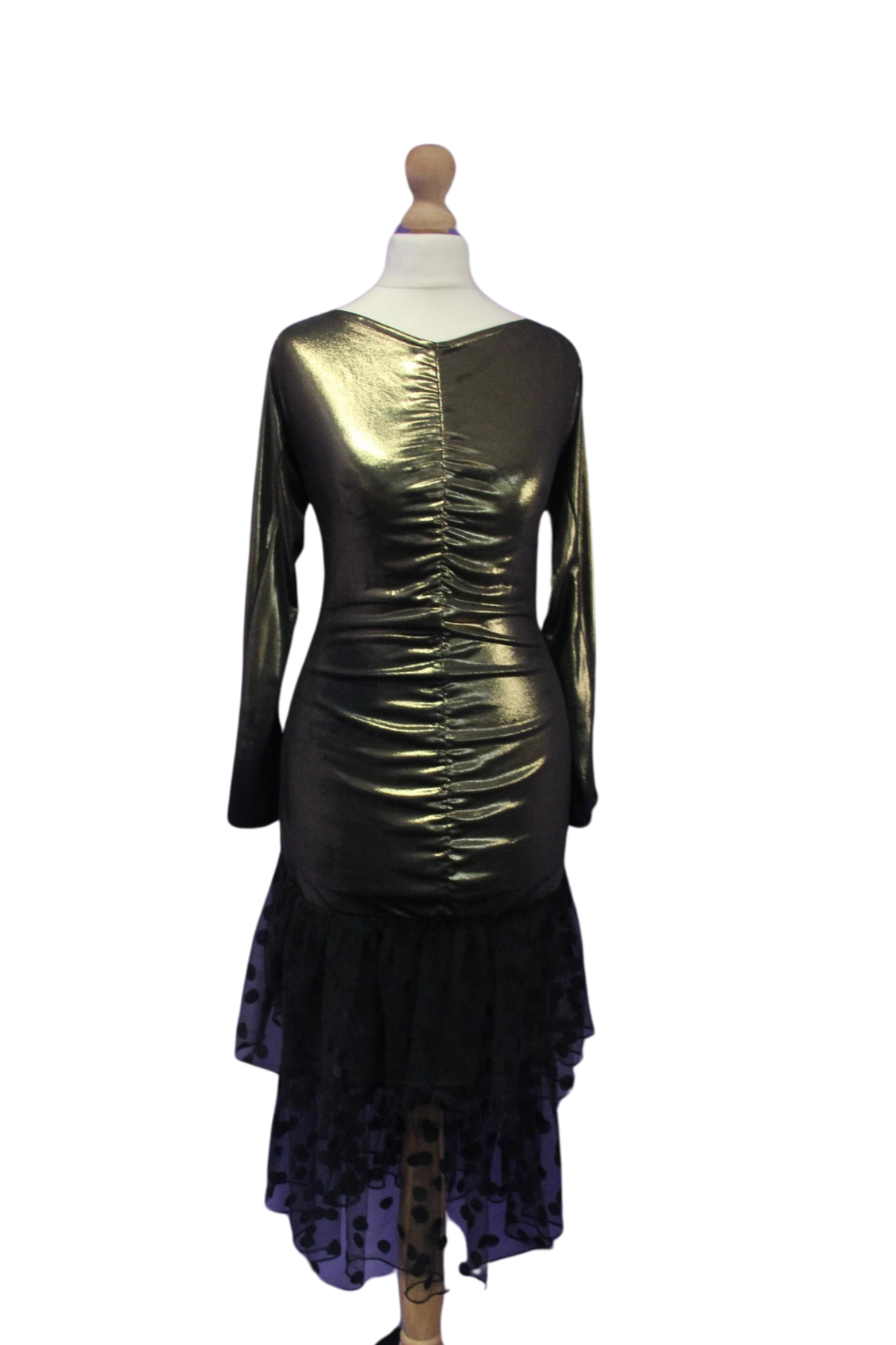 Gold Lamé Party Dress
