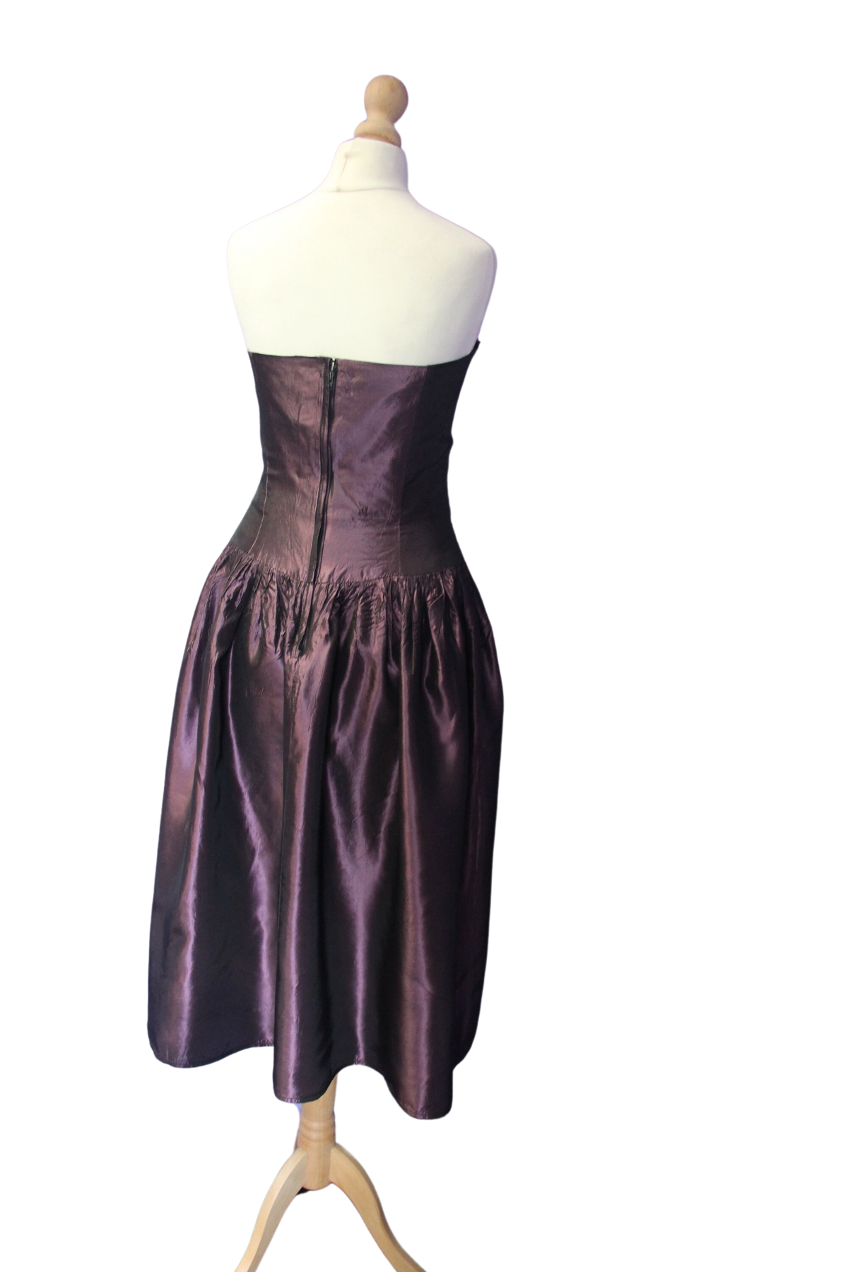 Metallic 1980s Prom Dress