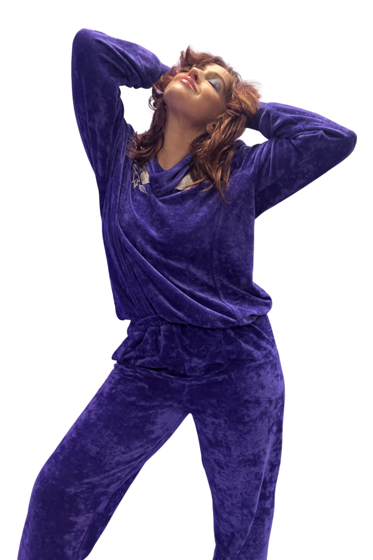 Purple Tracksuit Two-piece 1980s