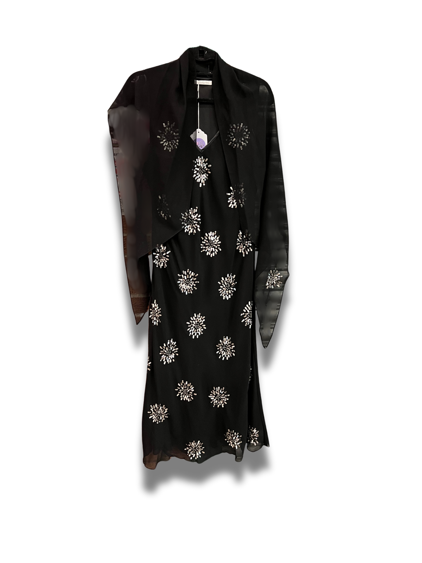 Slinky Evening Dress & Scarf