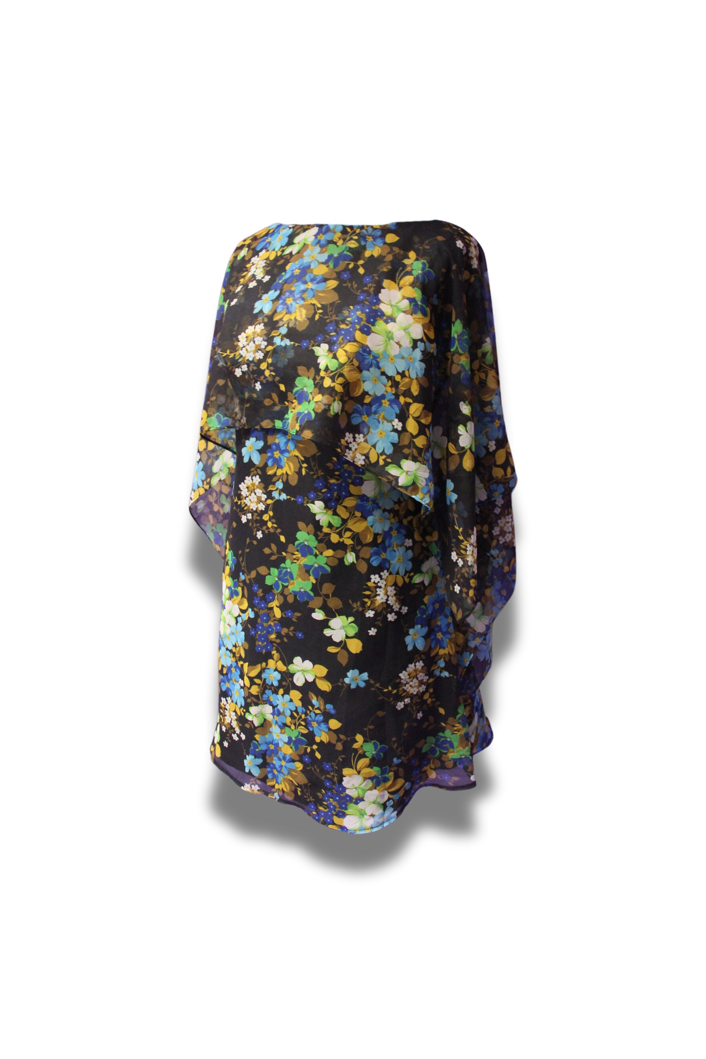 Floral Cape Dress
