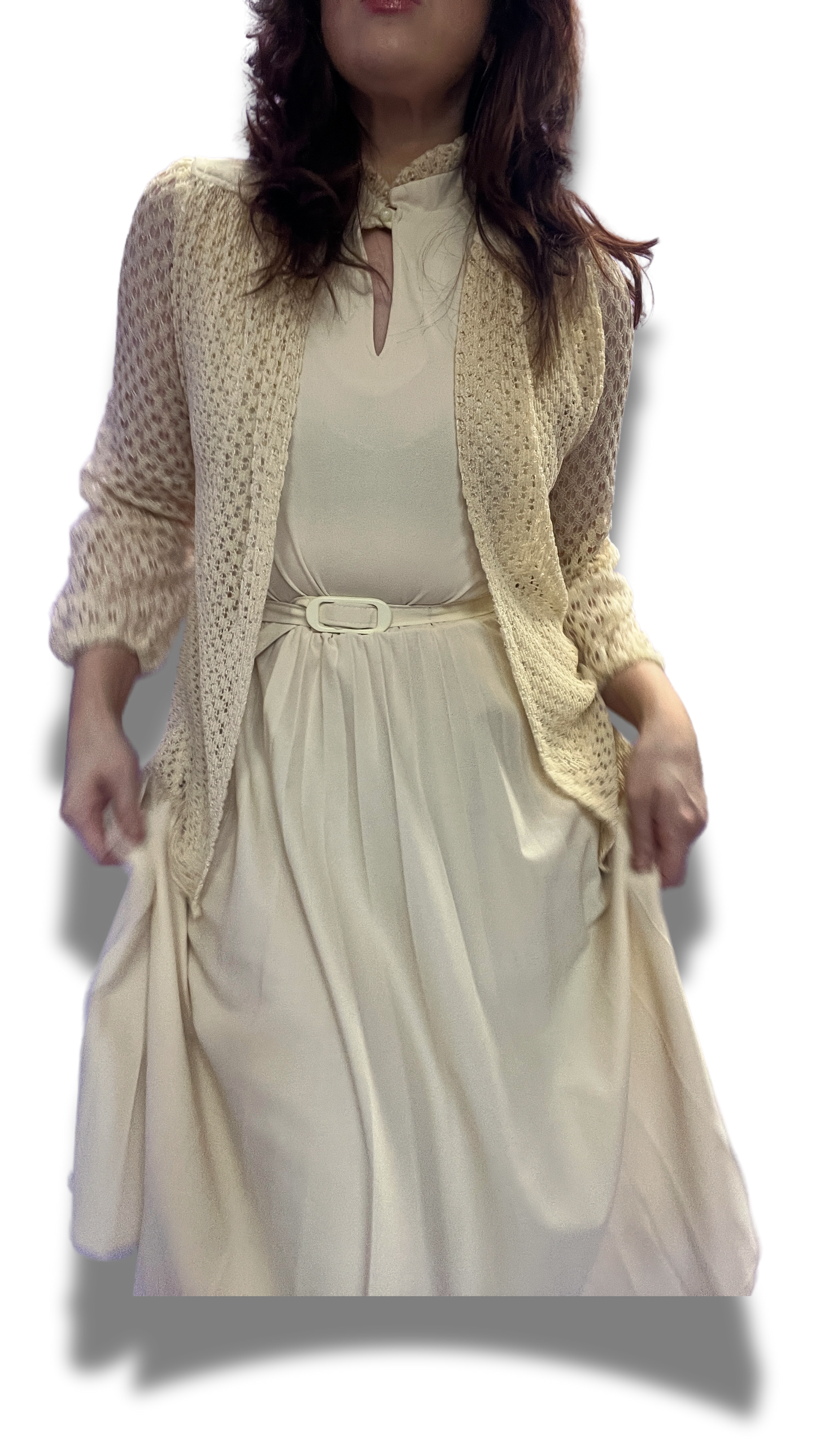 Sweet 1970s Midi Dress