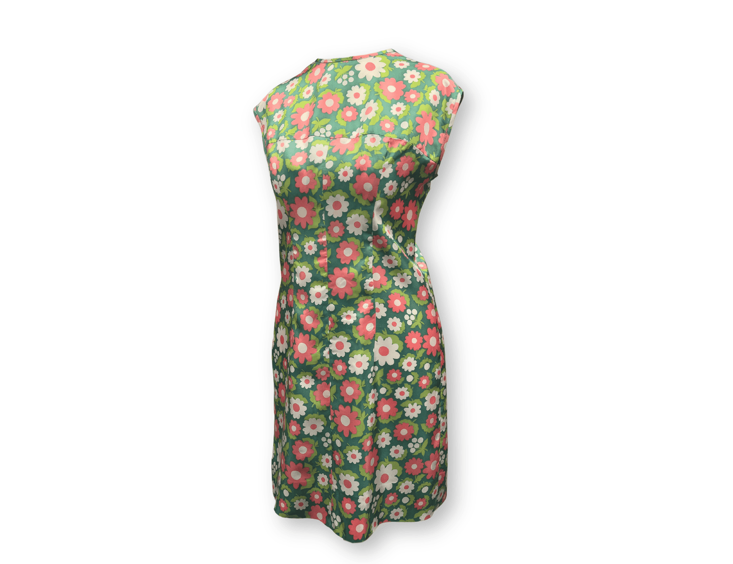 Retro Floral Mod Mini Dress