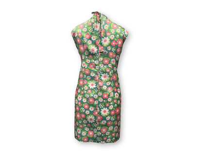 Retro Floral Mod Mini Dress