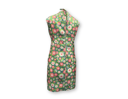 Retro Floral Mod Mini Dress