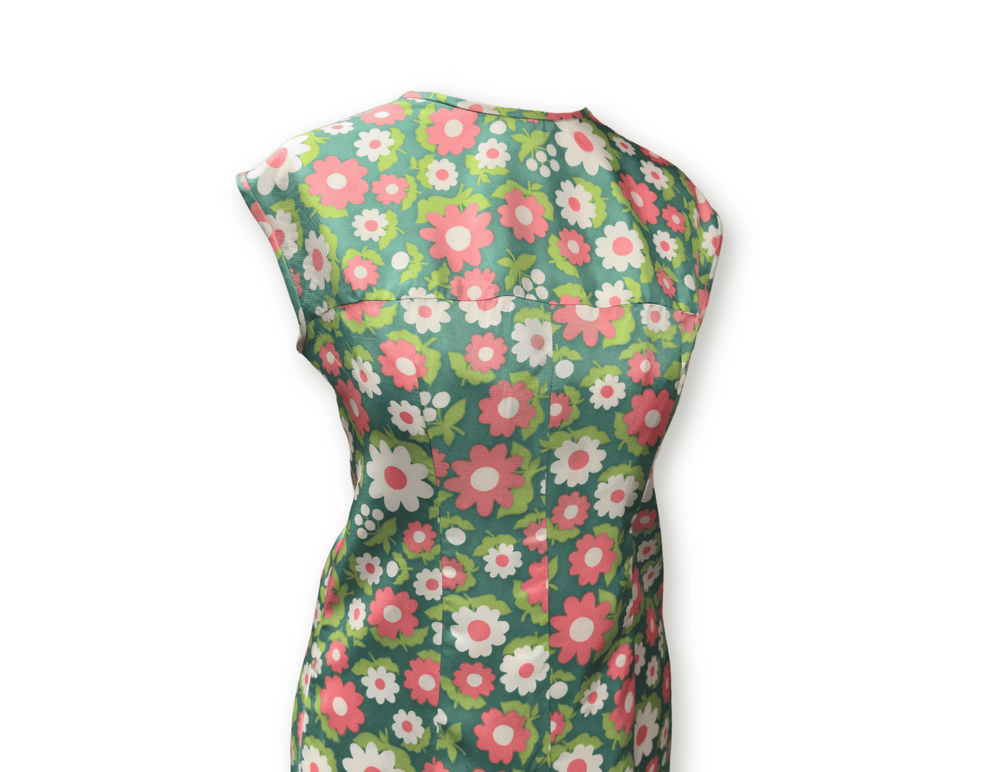 Retro Floral Mod Mini Dress