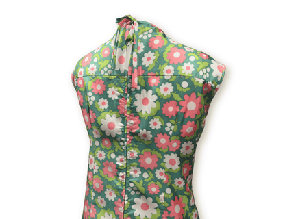 Retro Floral Mod Mini Dress