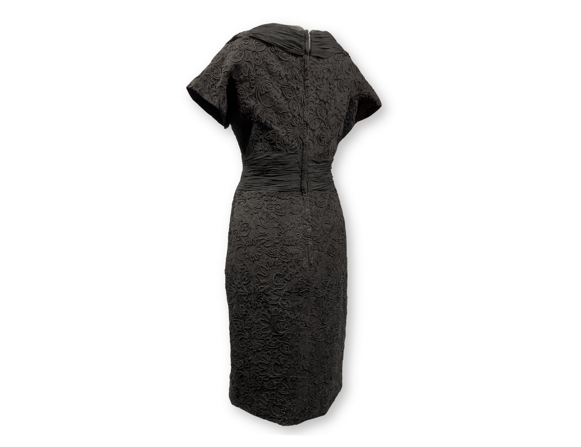 grey wiggle dress Vintage 1950s Gray Sailor Wiggle Dress A Pat Hartly Original Cats Like Us