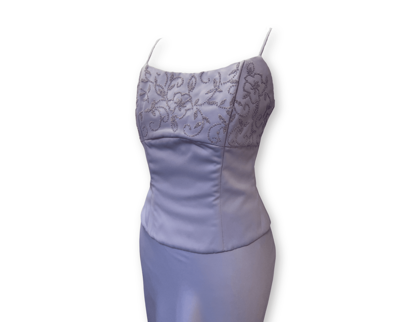 Lilac Corset Formal Matching Set