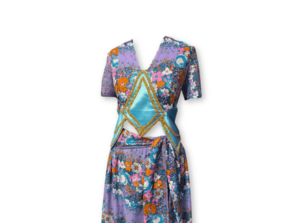 Psychedelic Floral Two Piece Set