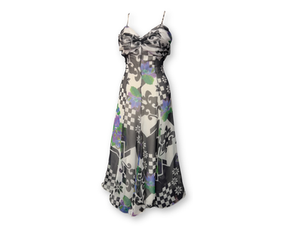 Graphic Floral Occasion Dress