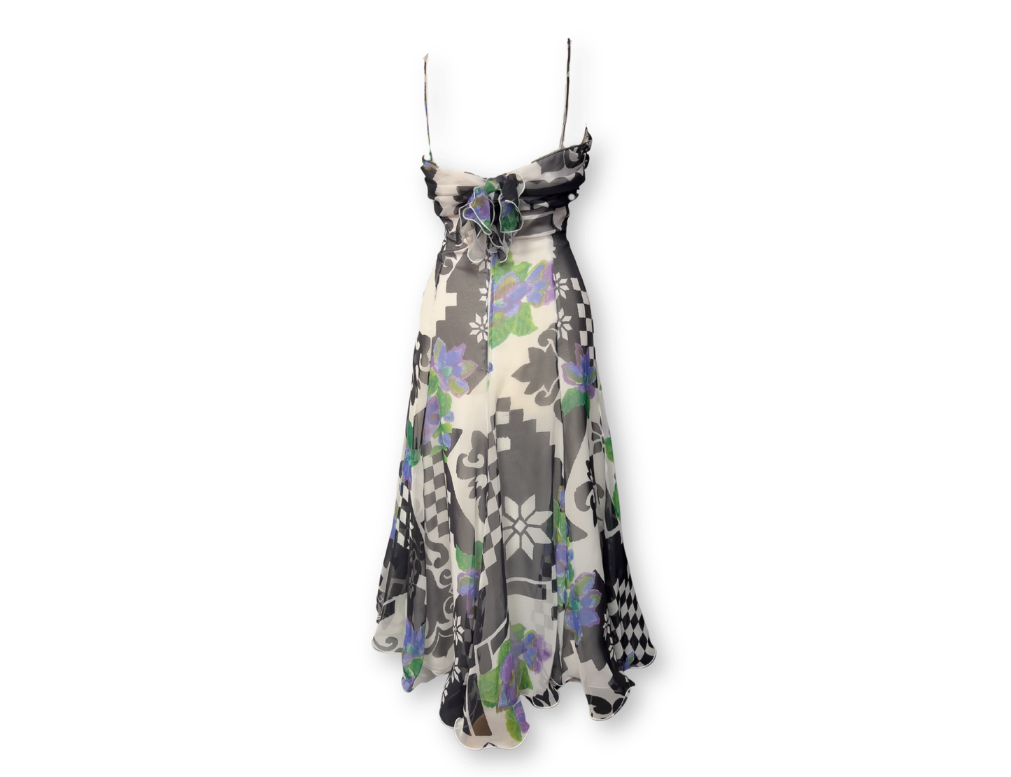 Graphic Floral Occasion Dress