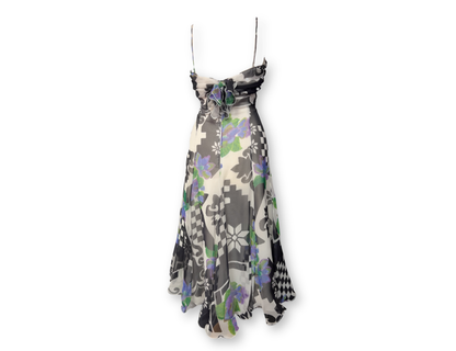 Graphic Floral Occasion Dress