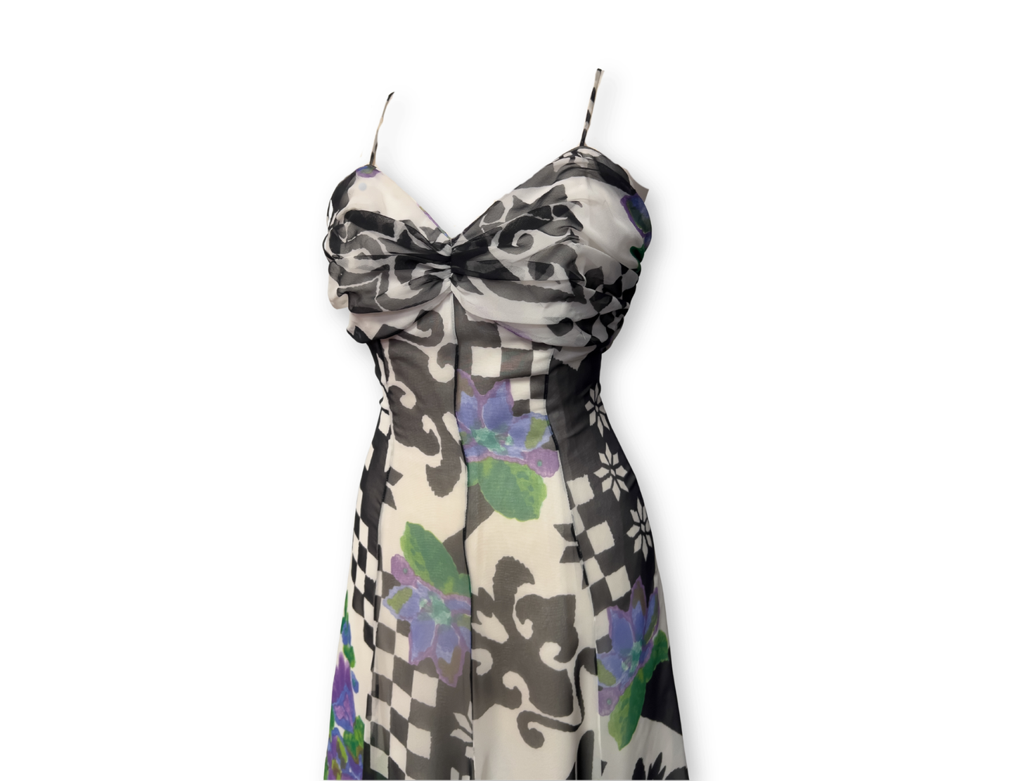 Graphic Floral Occasion Dress
