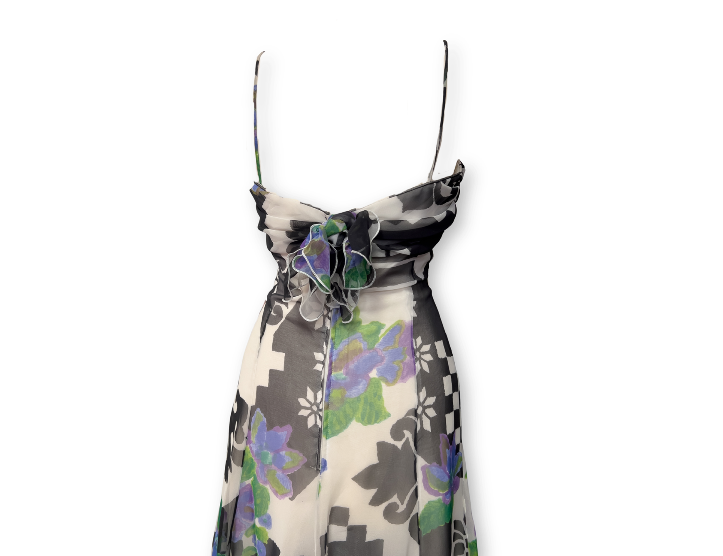 Graphic Floral Occasion Dress