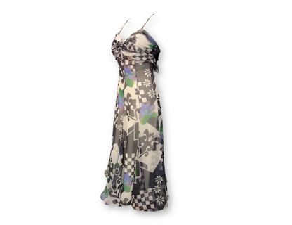 Graphic Floral Occasion Dress