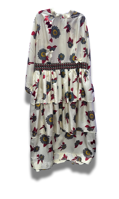 Unique Upcycled Tiered Ruffle Dress