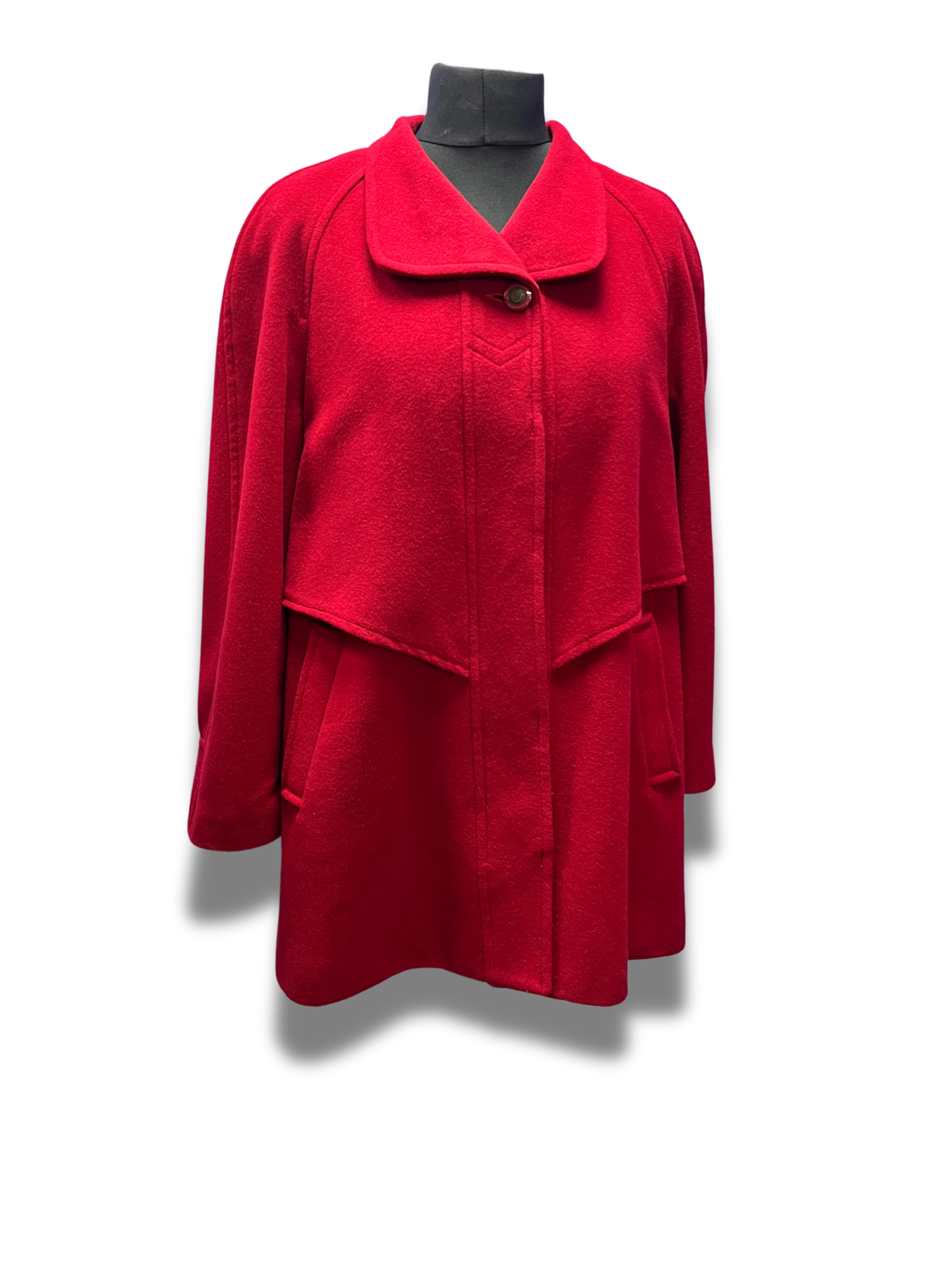Chic & Cosy Red Coat