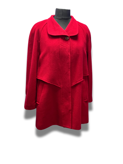 Chic & Cosy Red Coat