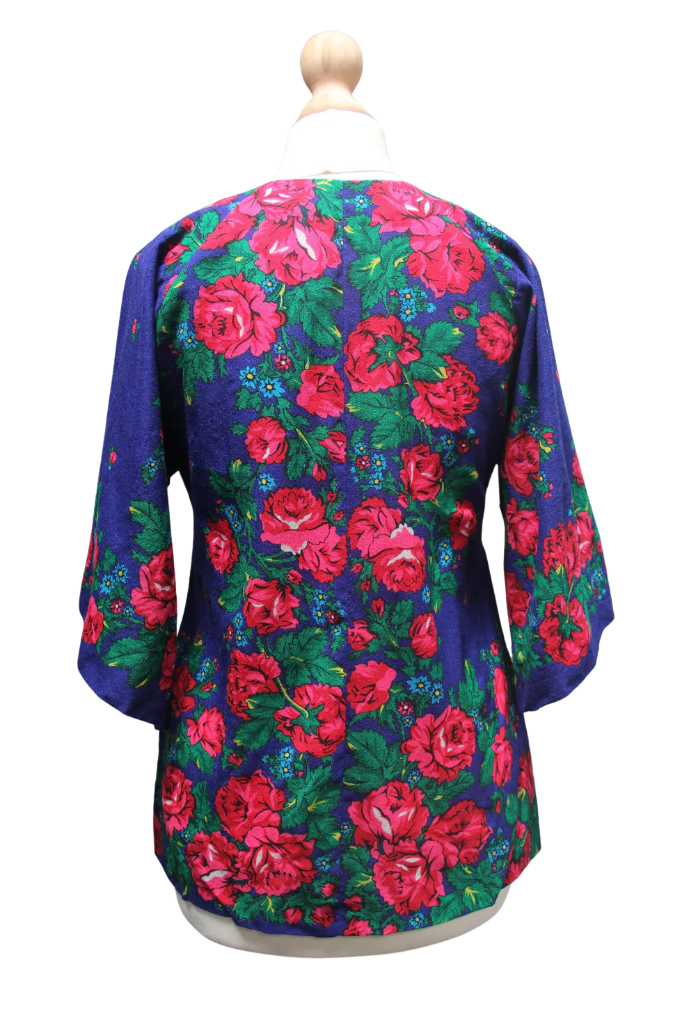 Retro Floral Tunic 1960s Top