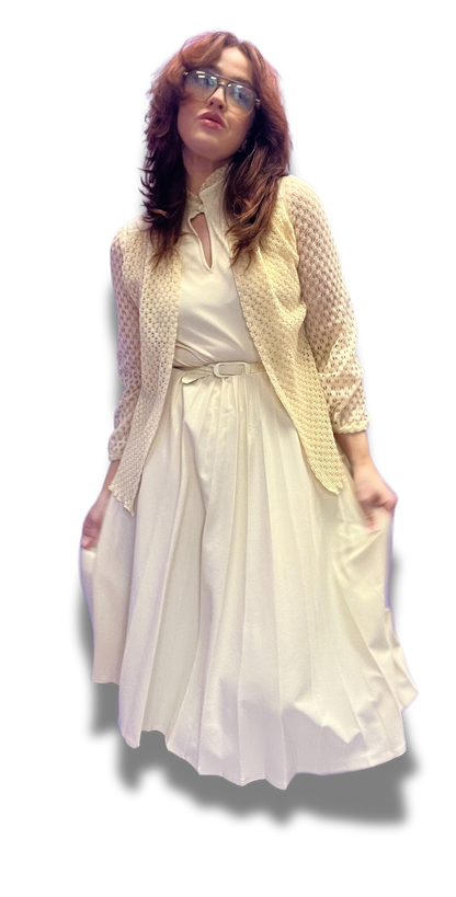 Sweet 1970s Midi Dress
