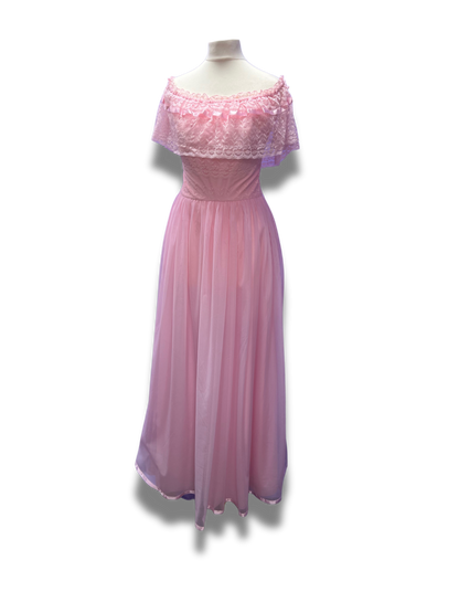 Beautiful Pink Lace Gown