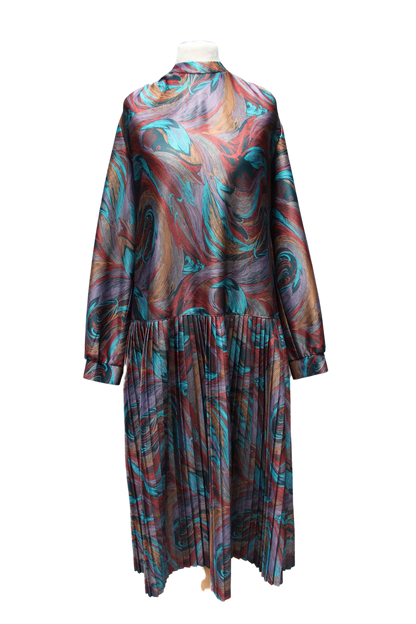 1970s Norman Linton Midi Dress