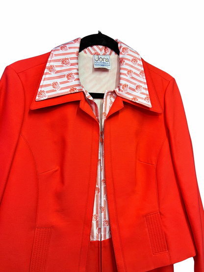 Retro, Red Dress & Jacket