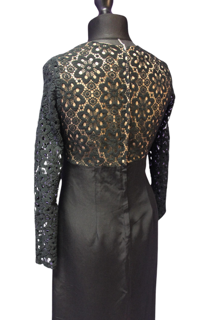 Lace Long Sleeve 1960s Contesa Dress