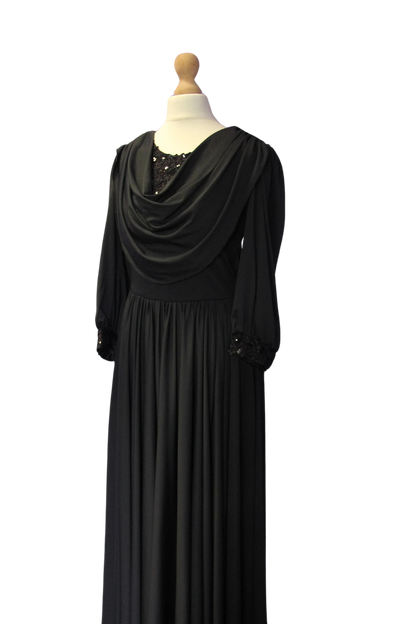 Black After Six Evening Gown