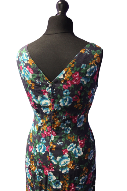 Floral 1950s Wiggle Dress