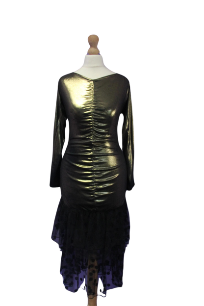 Gold Lamé Party Dress
