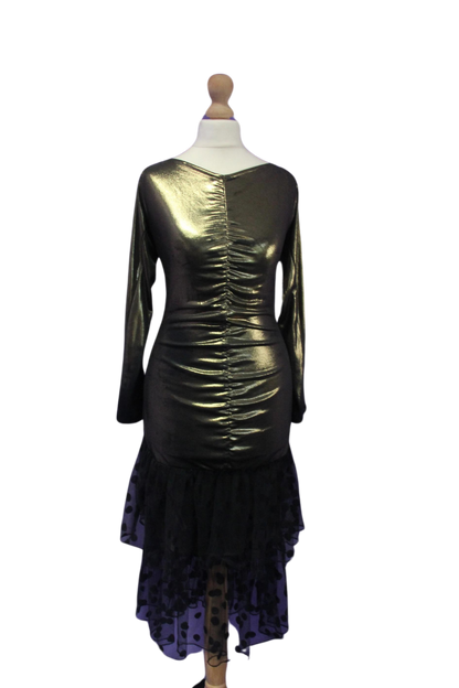 Gold Lamé Party Dress