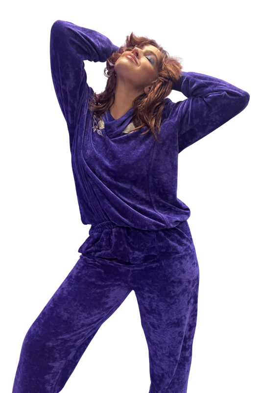 Purple Tracksuit Two-piece 1980s