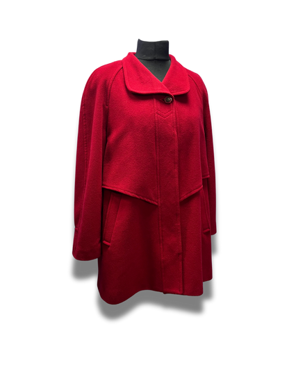 Chic & Cosy Red Coat