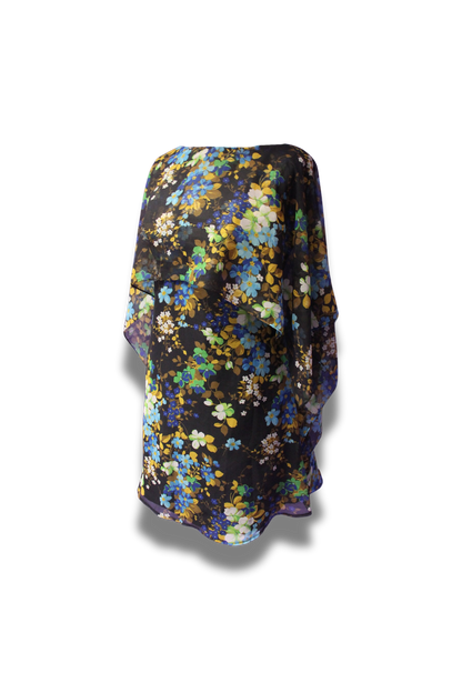 Floral Cape Dress