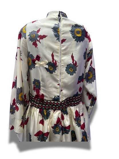 Unique Upcycled Tiered Ruffle Dress